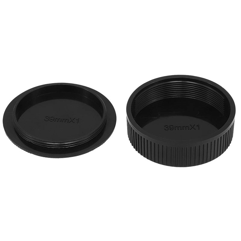 Haoge Camera Body Cap and Rear Lens Cap Cover for Leica L39 M39 39mm Screw Mount Camera Lens - Image 4